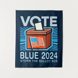 Tapete De Parede Votação Azul 2024 Eleição Presidencial