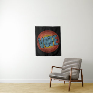 TAPETE DE PAREDE VOTO VINTAGE