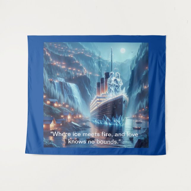 Tapete De Parede Voz Eterna do Amor" (Frente (Horizontal))