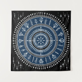 Tapete De Parede Warli Tribal Art