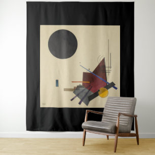 Tapete De Parede Wassily Kandinsky, Relação preta, 1924