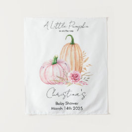 Tapete De Parede Watercolor Boho Pumpkin Babyshower