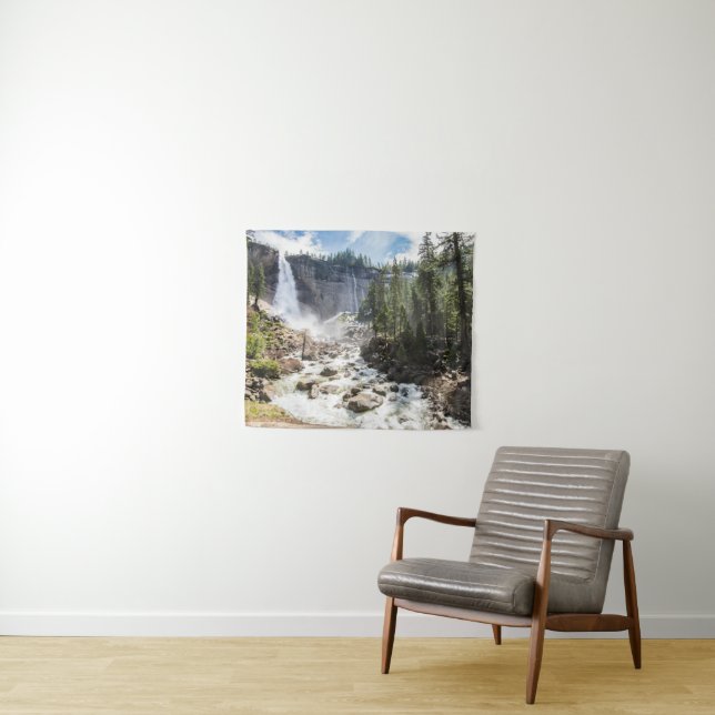 Tapete De Parede Waterfalls | Nevada Fall, Yosemite, CA (In Situ (Horizontal))