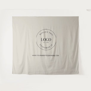 Tapete De Parede Web site de Logotipo da empresa para cenário perso