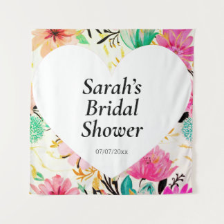 Tapete De Parede Wedding shower wall poster personalized