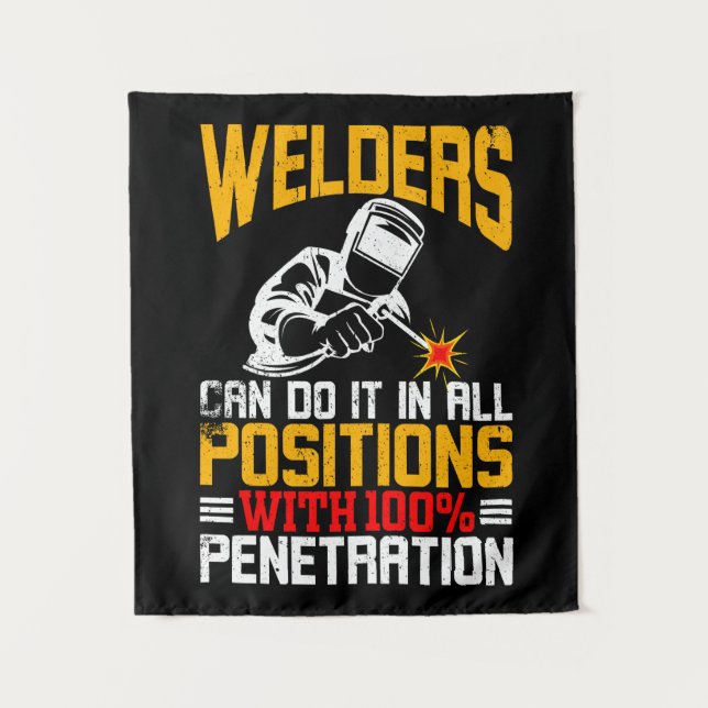 Tapete De Parede Welders do it in all Positions (Frente)