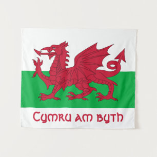 Tapete De Parede Welsh Dragon ~ Flag of Wales