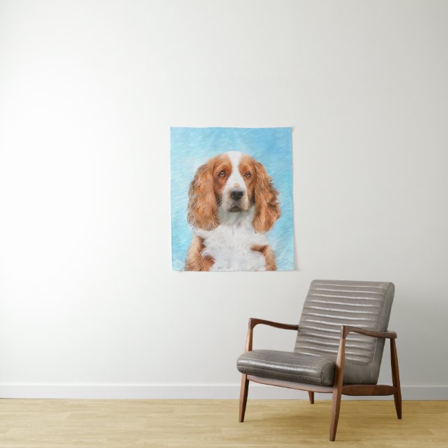 Tapete De Parede Welsh Springer Spaniel Painting - Arte Original De (In Situ)