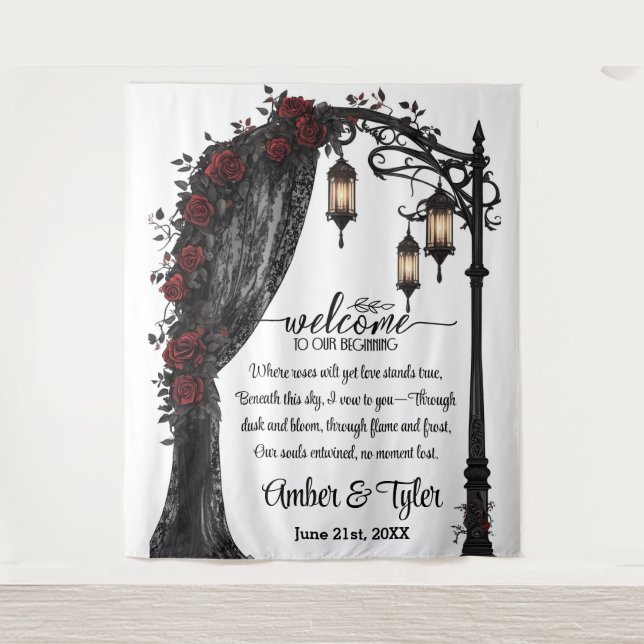 Tapete De Parede Whispers of Forever Romantic Welcome Backdrop (Frente)