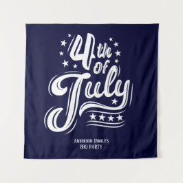 Tapete De Parede White &Blue independence Day BBQ Party