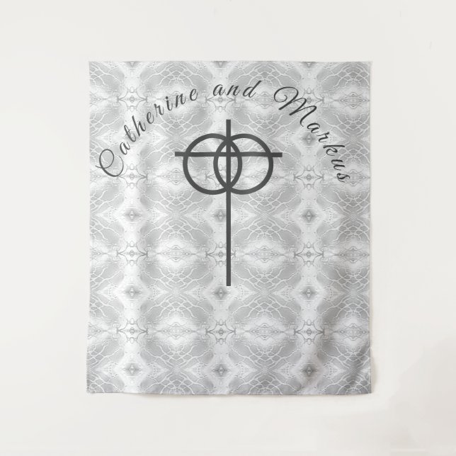 Tapete De Parede White Faux Satin (Frente)