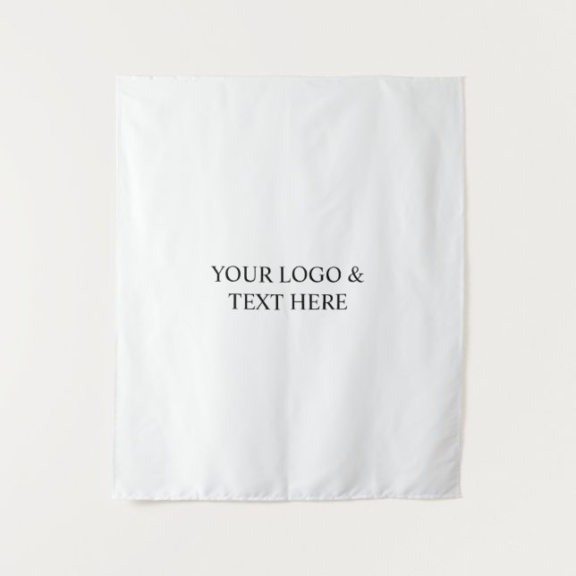 Tapete De Parede White Personalized – Your Logo & Text Here (Frente)