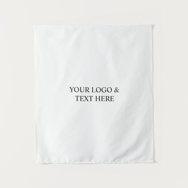 Tapete De Parede White Personalized – Your Logo & Text Here (Frente)