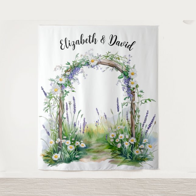 Tapete De Parede Wildflower Whimsy Backdrop (Frente)