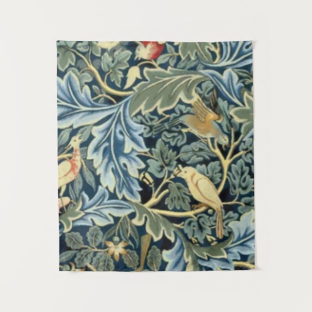 Tapete De Parede William Morris Birds e Acanthus (Frente)