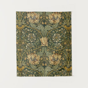 Tapete De Parede William Morris Honeysuckle Verde Amarelo