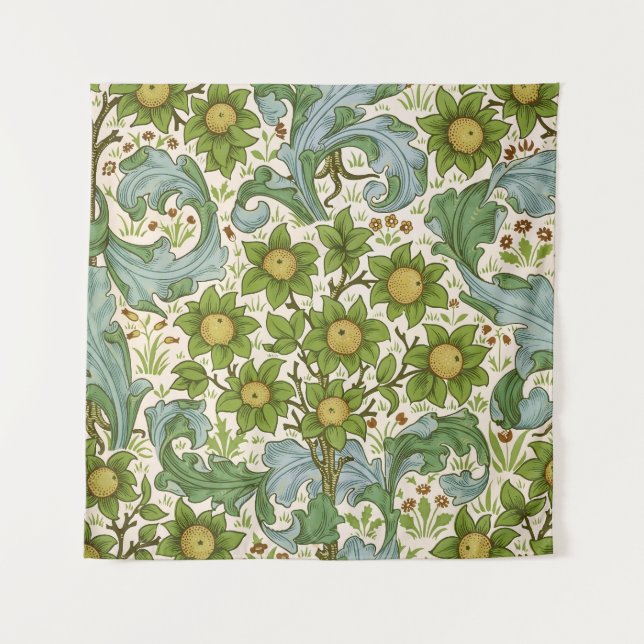 Tapete De Parede William Morris' Orchard Pattern Art Nouveau (Frente)