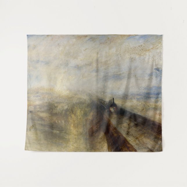 Tapete De Parede William Turner - Chuva, Vapor e Velocidade (Frente (Horizontal))