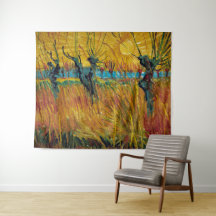 Willows no Sunset | Van Gogh |