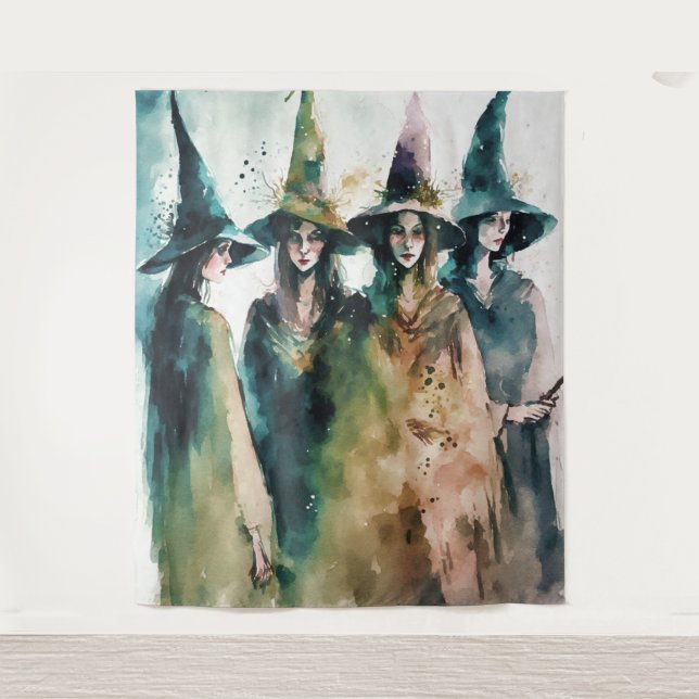 Tapete De Parede Witch illustration #1 (Frente)