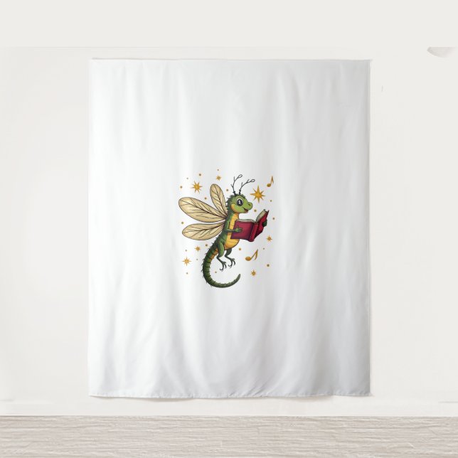 Tapete De Parede Wreath Dragonfly (Frente)