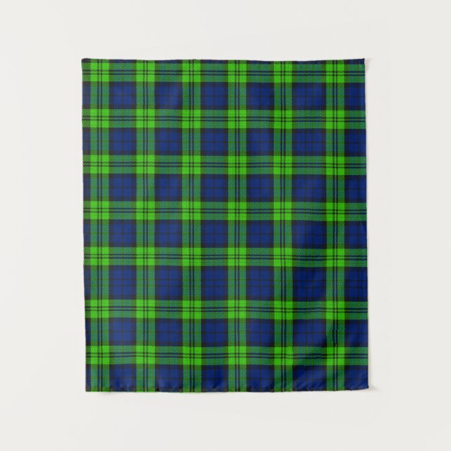 Tapete De Parede Xadrez Blackwatch Tartan (Frente)