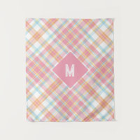Xadrez Monograma Personalizada / Padrão Tartan