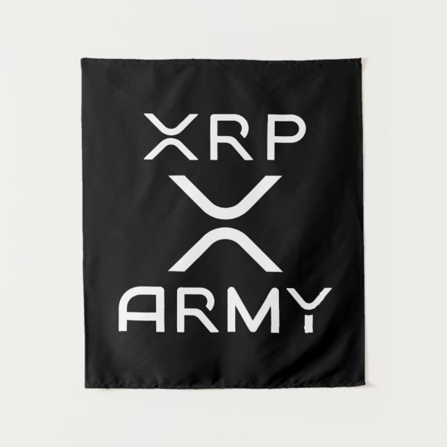 Tapete De Parede XRP Hodl - Cryptocurrency XRP - Exército XRP (Frente)