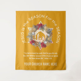 Tapete De Parede Yellow JESUS É A RAZÃO PELA QUAL A FESTA DE Natal