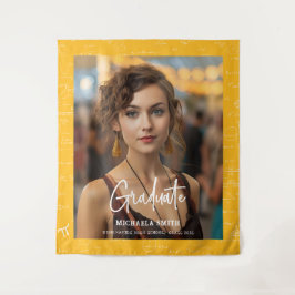 Tapete De Parede Yellow Math Handwritten Script Photo Graduation 