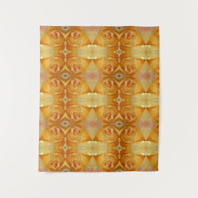 Tapete De Parede Yellow Rose Ikat (Frente)