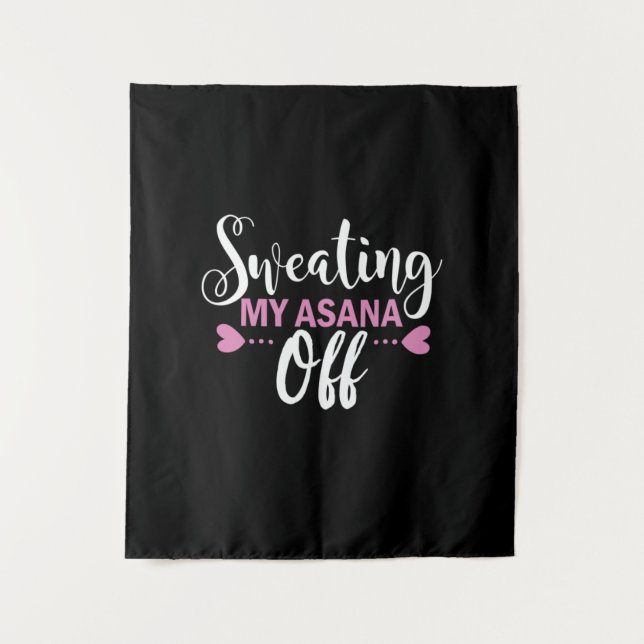 Tapete De Parede Yoga Lover | Suando Minha Asana (Frente)