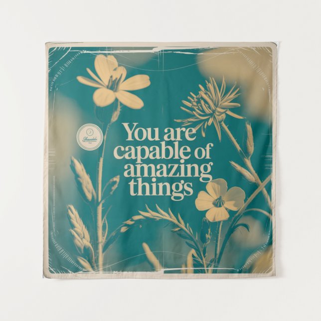 Tapete De Parede You Are Capable Of Amazing Things (Frente)