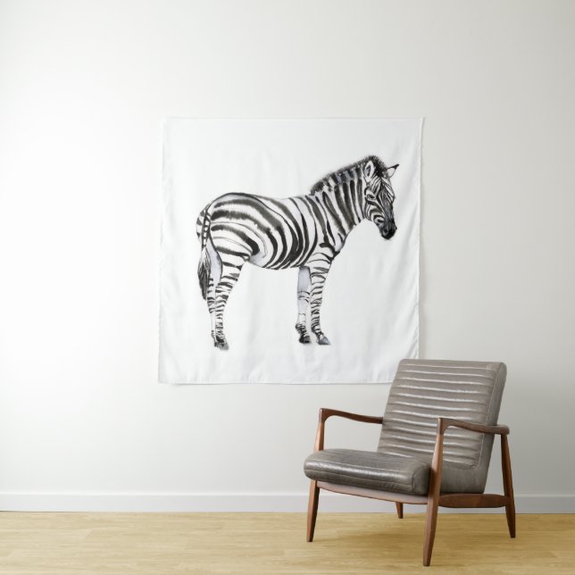 Tapete De Parede Zebra em pé (In Situ)