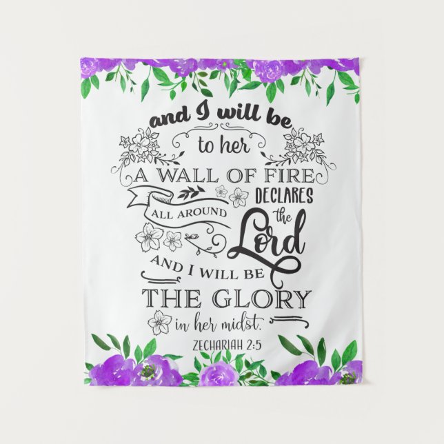 Tapete De Parede Zechariah 2:5 (Frente)