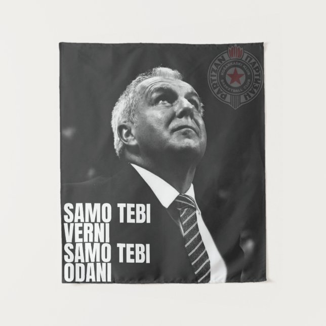 Tapete De Parede Zeljko Obradovic ZOC Partizan (Frente)