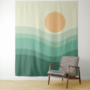 Tapete De Parede Zen Sun & Waves