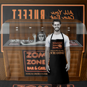 Tapete De Parede Zombie Comida Tudo Que Você Pode Comer Buffet Hall