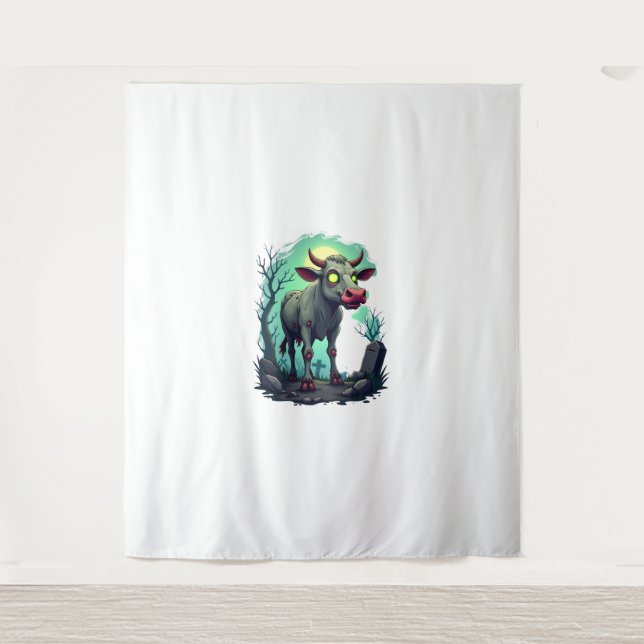 Tapete De Parede Zombie Cow Apocalypse (Frente)