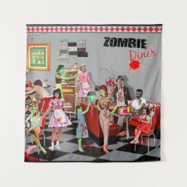Tapete De Parede Zombie Diner