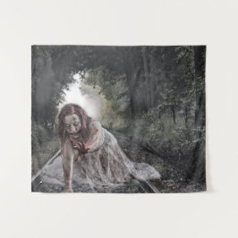Tapete De Parede Zombie Girl in the Woods