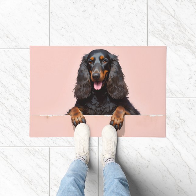 Tapete de Porta Arte Afghan Hound (Interior)