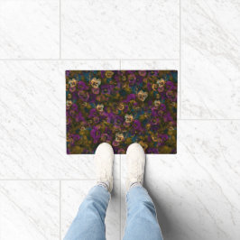 Tapete de porta com Pensamentos [dourado]