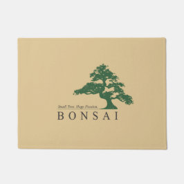 tapete de porta da árvore Bonsai