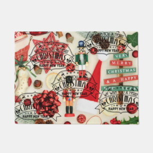 tapete de porta de Natal