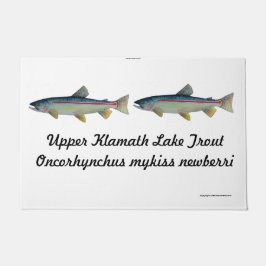 tapete de porta de truta