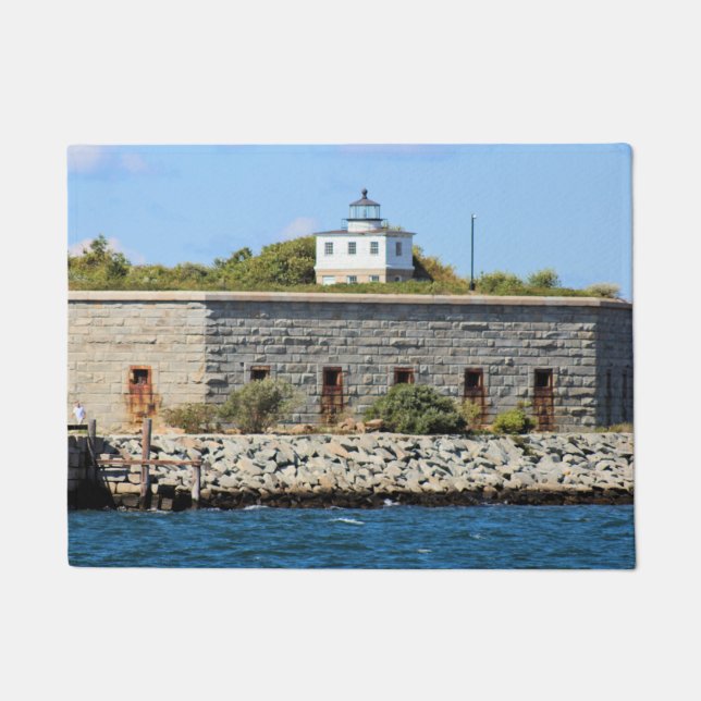 Tapete de porta do farol de Clark's Point, Massach (Frente)