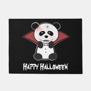 Tapete de Porta do Urso Panda Vampiro Leon