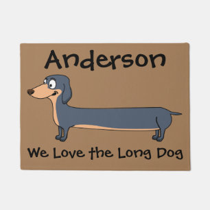 Tapete de Porta Love Long Dog - Dachshund (2) 18" 