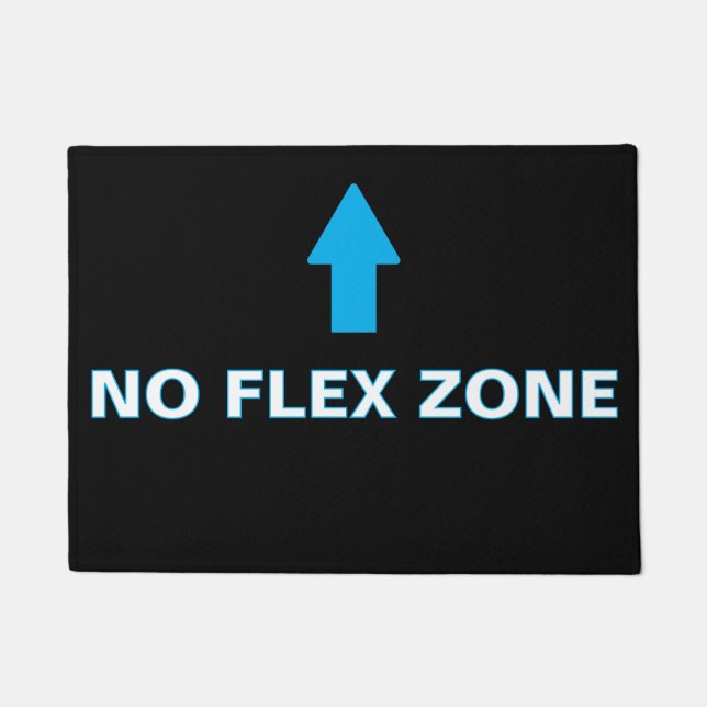 Tapete de Porta ''No Flex Zone'' (Frente)